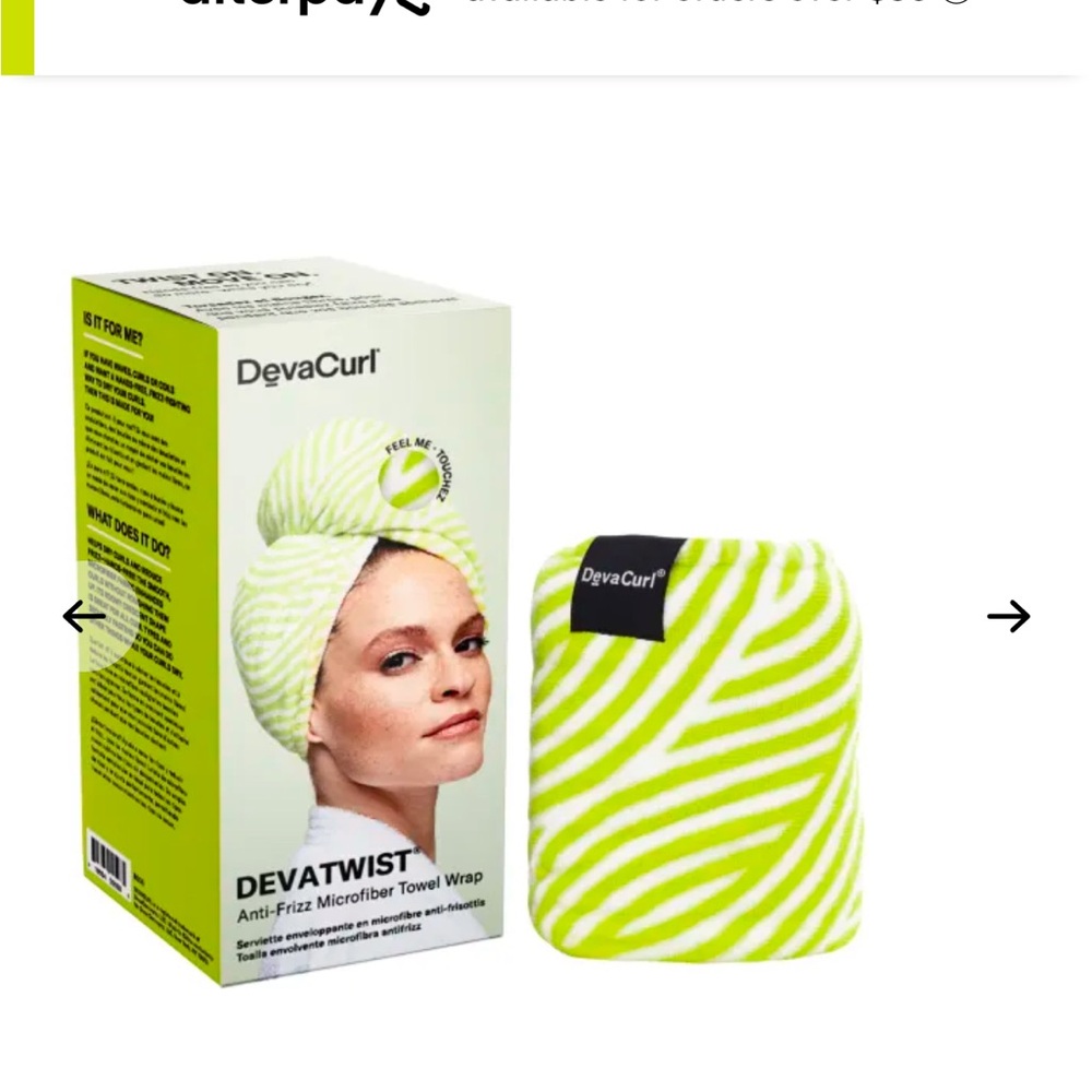 DEVATWIST Anti-Frizz Microfiber Towel Wrap